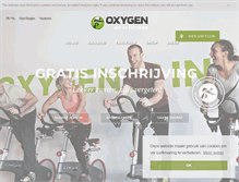 Tablet Screenshot of oxygenfitness.be